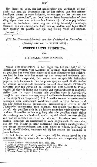 Eerste pagina van het artikel zoals het is gepubliceerd in het tijdschrift