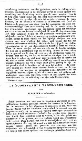 Eerste pagina van het artikel zoals het is gepubliceerd in het tijdschrift