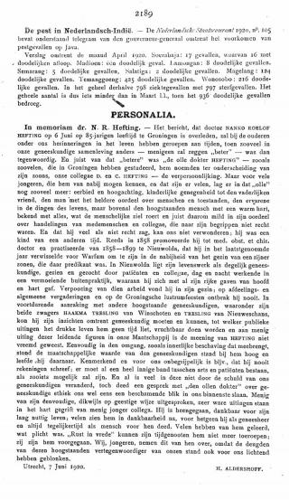 Eerste pagina van het artikel zoals het is gepubliceerd in het tijdschrift