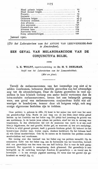 Eerste pagina van het artikel zoals het is gepubliceerd in het tijdschrift