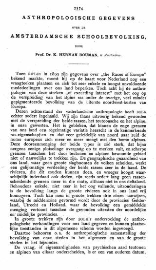 Eerste pagina van het artikel zoals het is gepubliceerd in het tijdschrift