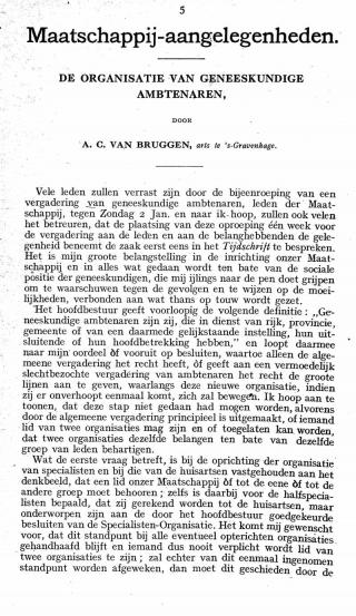 Eerste pagina van het artikel zoals het is gepubliceerd in het tijdschrift