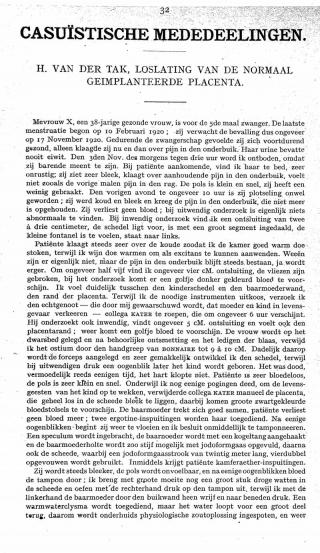 Eerste pagina van het artikel zoals het is gepubliceerd in het tijdschrift