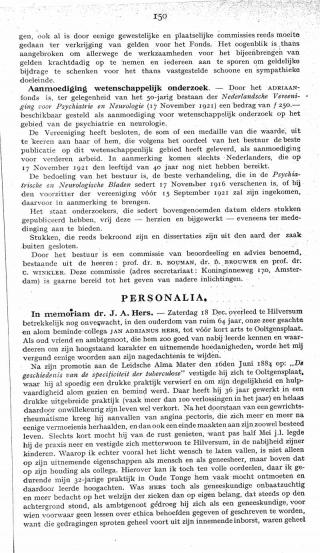 Eerste pagina van het artikel zoals het is gepubliceerd in het tijdschrift