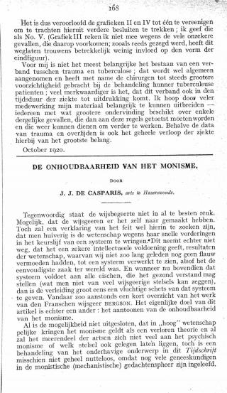 Eerste pagina van het artikel zoals het is gepubliceerd in het tijdschrift