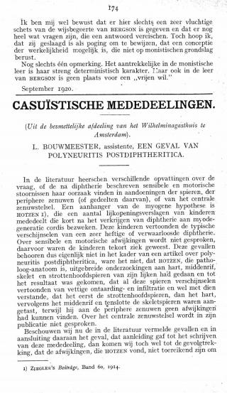 Eerste pagina van het artikel zoals het is gepubliceerd in het tijdschrift