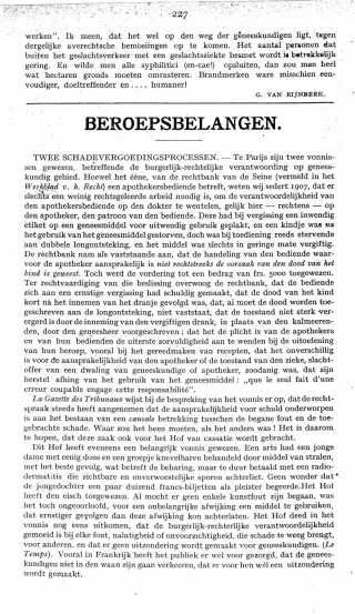 Eerste pagina van het artikel zoals het is gepubliceerd in het tijdschrift