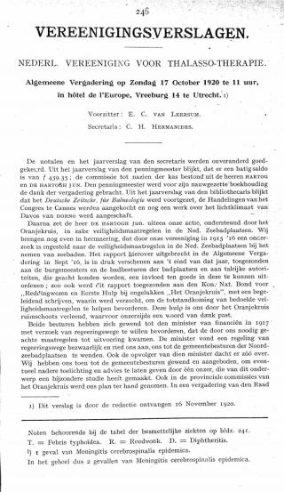 Eerste pagina van het artikel zoals het is gepubliceerd in het tijdschrift