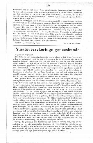 Eerste pagina van het artikel zoals het is gepubliceerd in het tijdschrift