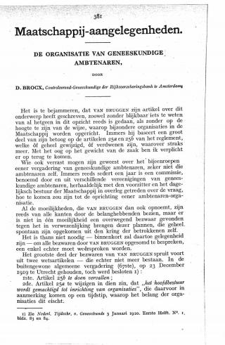 Eerste pagina van het artikel zoals het is gepubliceerd in het tijdschrift