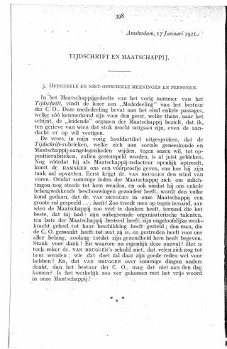 Eerste pagina van het artikel zoals het is gepubliceerd in het tijdschrift