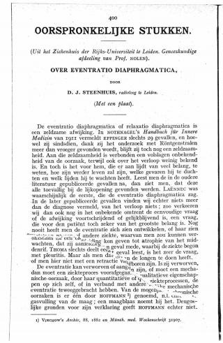 Eerste pagina van het artikel zoals het is gepubliceerd in het tijdschrift