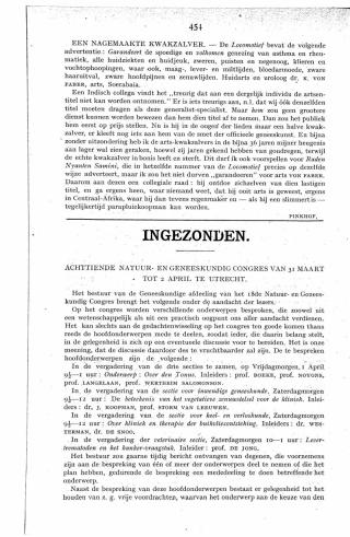 Eerste pagina van het artikel zoals het is gepubliceerd in het tijdschrift