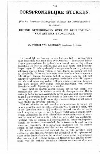 Eerste pagina van het artikel zoals het is gepubliceerd in het tijdschrift