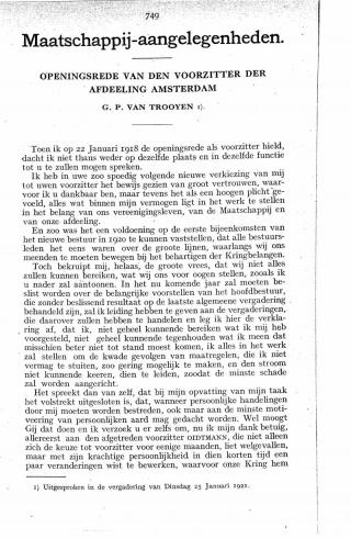 Eerste pagina van het artikel zoals het is gepubliceerd in het tijdschrift