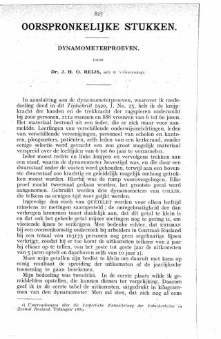 Eerste pagina van het artikel zoals het is gepubliceerd in het tijdschrift