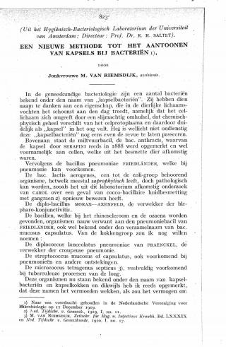 Eerste pagina van het artikel zoals het is gepubliceerd in het tijdschrift