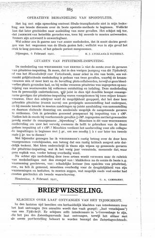 Eerste pagina van het artikel zoals het is gepubliceerd in het tijdschrift