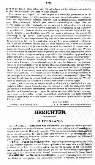 Eerste pagina van het artikel zoals het is gepubliceerd in het tijdschrift