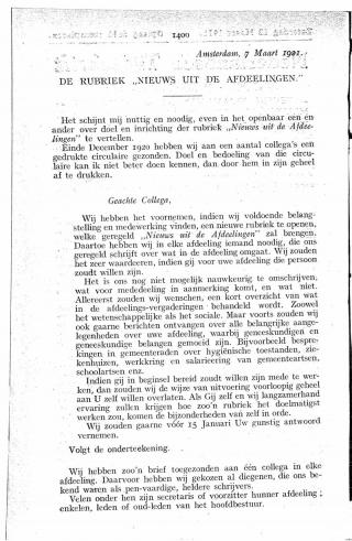 Eerste pagina van het artikel zoals het is gepubliceerd in het tijdschrift