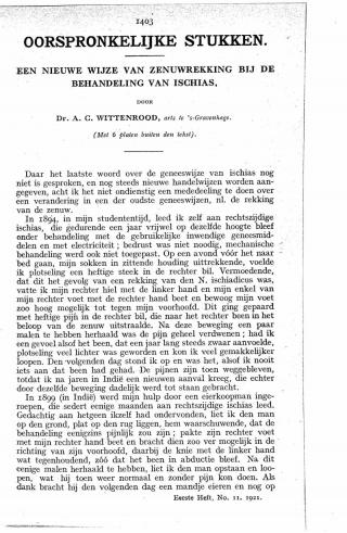 Eerste pagina van het artikel zoals het is gepubliceerd in het tijdschrift