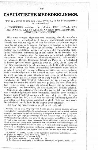 Eerste pagina van het artikel zoals het is gepubliceerd in het tijdschrift