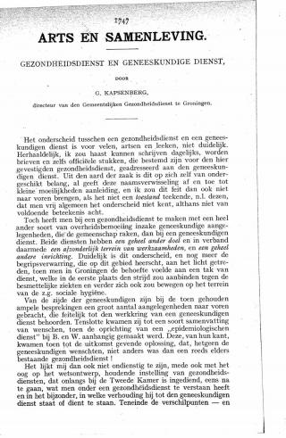 Eerste pagina van het artikel zoals het is gepubliceerd in het tijdschrift