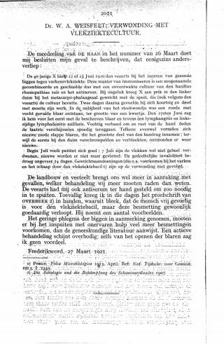 Eerste pagina van het artikel zoals het is gepubliceerd in het tijdschrift