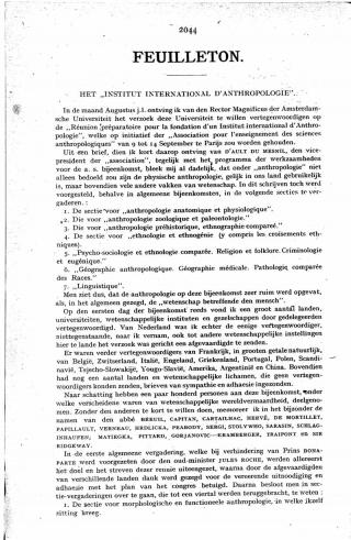 Eerste pagina van het artikel zoals het is gepubliceerd in het tijdschrift