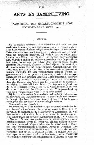 Eerste pagina van het artikel zoals het is gepubliceerd in het tijdschrift