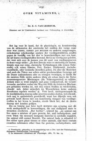 Eerste pagina van het artikel zoals het is gepubliceerd in het tijdschrift