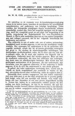 Eerste pagina van het artikel zoals het is gepubliceerd in het tijdschrift