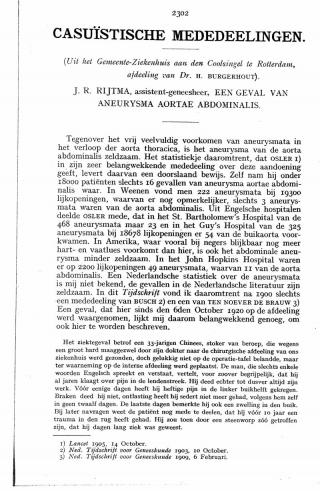 Eerste pagina van het artikel zoals het is gepubliceerd in het tijdschrift