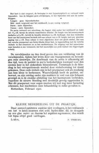 Eerste pagina van het artikel zoals het is gepubliceerd in het tijdschrift