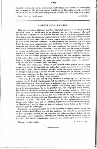 Eerste pagina van het artikel zoals het is gepubliceerd in het tijdschrift