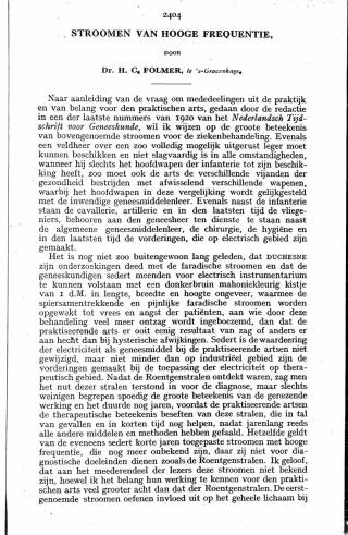 Eerste pagina van het artikel zoals het is gepubliceerd in het tijdschrift