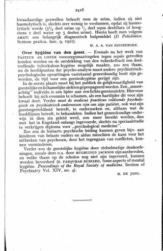 Eerste pagina van het artikel zoals het is gepubliceerd in het tijdschrift