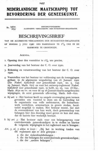 Eerste pagina van het artikel zoals het is gepubliceerd in het tijdschrift