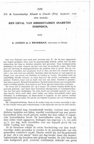 Eerste pagina van het artikel zoals het is gepubliceerd in het tijdschrift