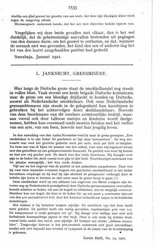 Eerste pagina van het artikel zoals het is gepubliceerd in het tijdschrift