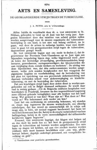 Eerste pagina van het artikel zoals het is gepubliceerd in het tijdschrift