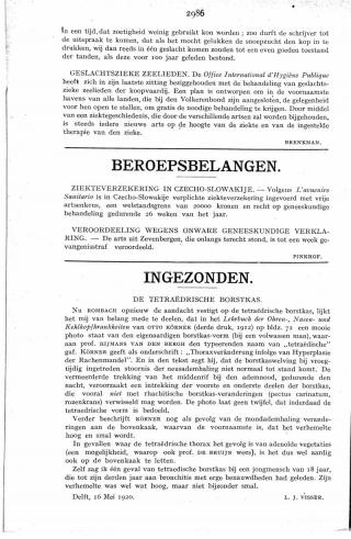 Eerste pagina van het artikel zoals het is gepubliceerd in het tijdschrift