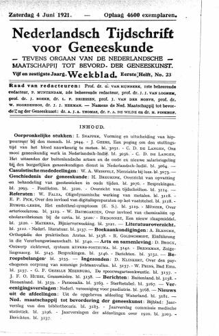 Eerste pagina van het artikel zoals het is gepubliceerd in het tijdschrift