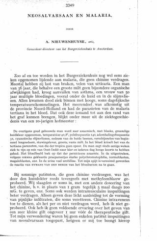 Eerste pagina van het artikel zoals het is gepubliceerd in het tijdschrift