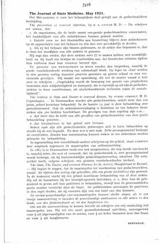 Eerste pagina van het artikel zoals het is gepubliceerd in het tijdschrift