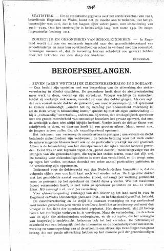 Eerste pagina van het artikel zoals het is gepubliceerd in het tijdschrift