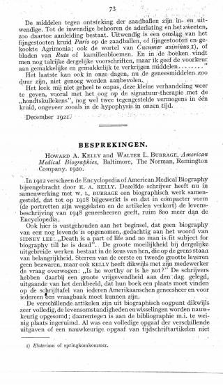 Eerste pagina van het artikel zoals het is gepubliceerd in het tijdschrift