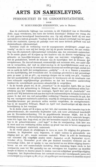 Eerste pagina van het artikel zoals het is gepubliceerd in het tijdschrift