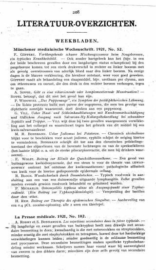 Eerste pagina van het artikel zoals het is gepubliceerd in het tijdschrift