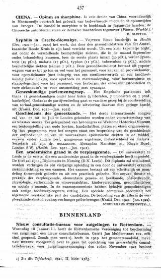 Eerste pagina van het artikel zoals het is gepubliceerd in het tijdschrift